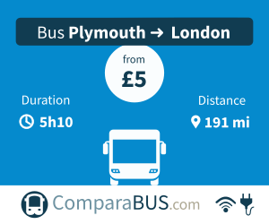 cheap bus plymouth to london