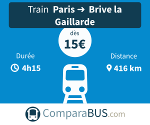 Train paris brive-la-gaillarde pas cher