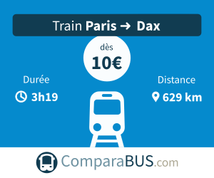 Train paris dax pas cher